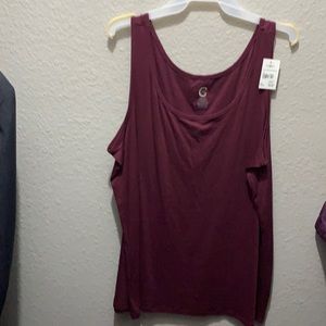Maroon Tank Top